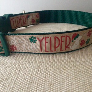 Santa’s Little Yelper Dog Collar