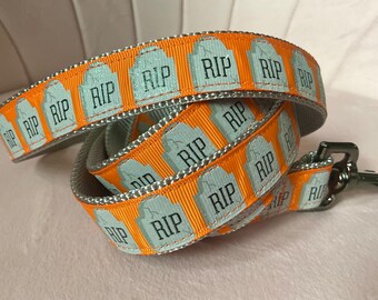 Halloween Tombstone Dog Leash