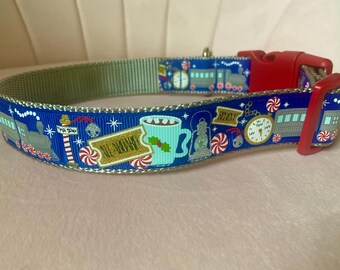 Christmas Train Dog Collar