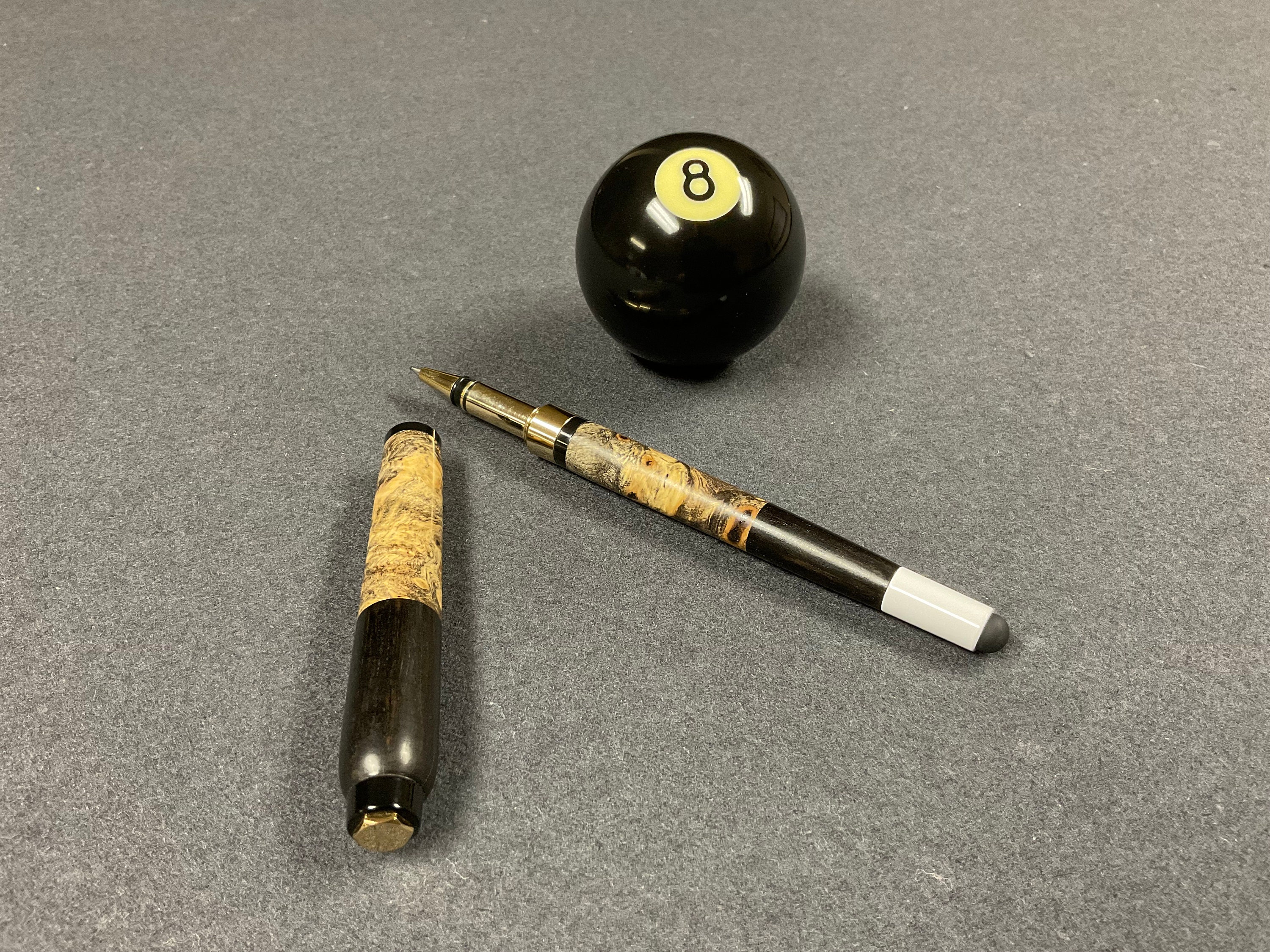 pool stick writing pen