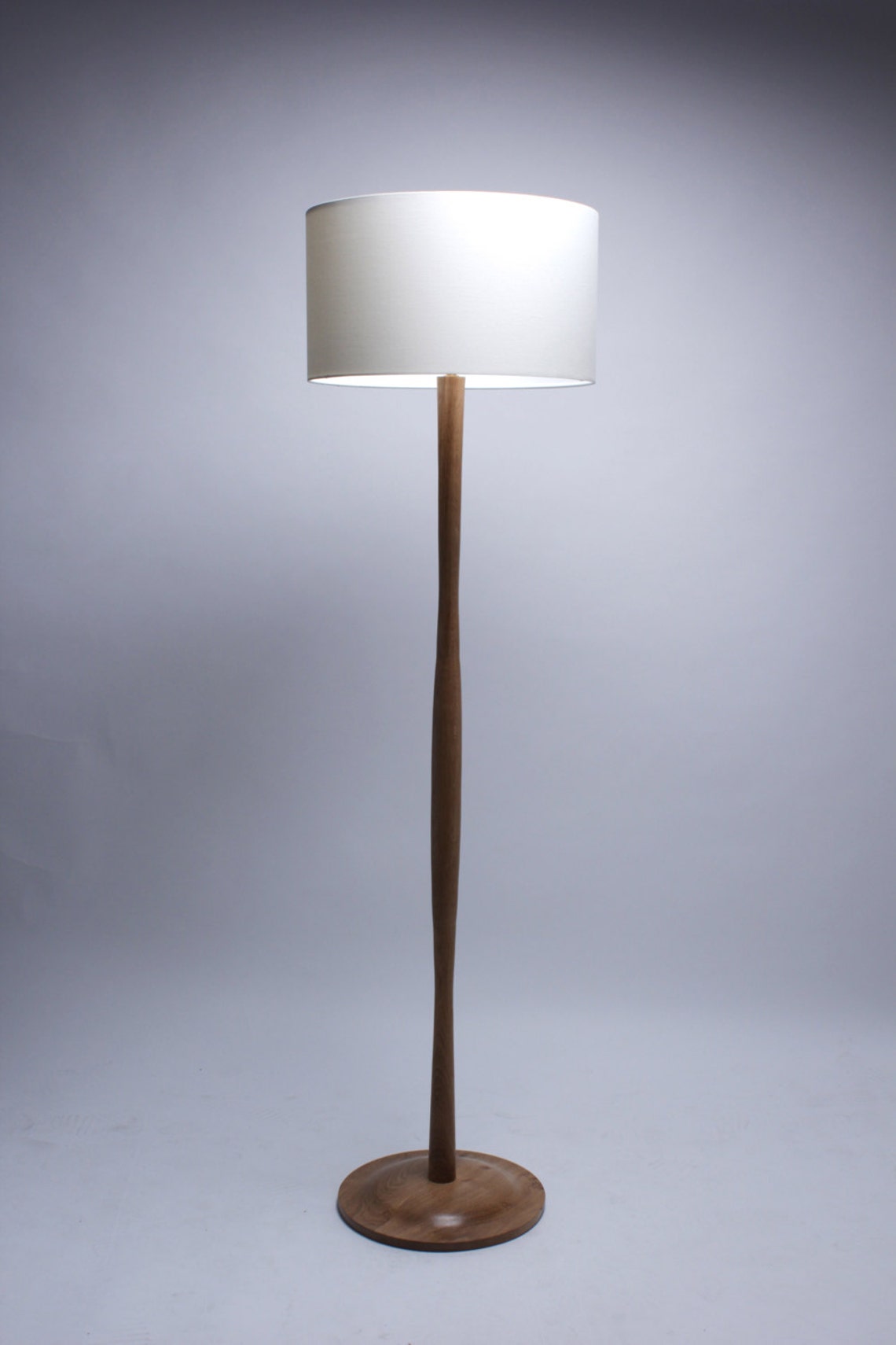 Oak Wood Floor Lamp 150cm / Modern Design / Standard Lamp / Etsy UK