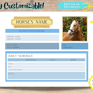 Benutzerdefinierte Pferd Stall Name Plate Vorlage | Bearbeitbares Canva Design | Druckbares Schild für den Pferderennplatz | Reiter Scheune Dekor | Digitaler Download