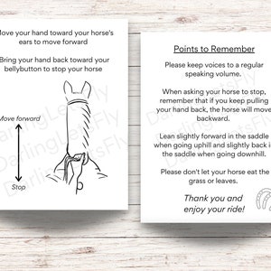 Trail Ride Starter Pack | Printable Horseback Riding Guide | Digital ...