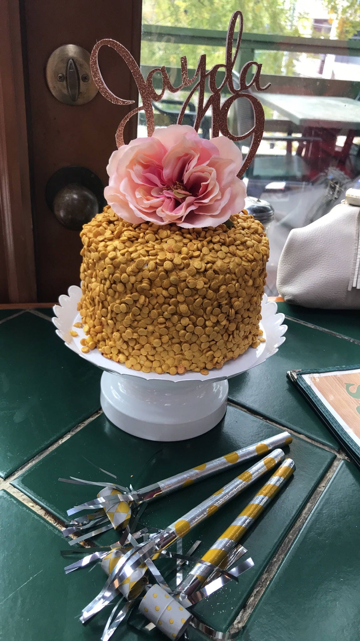 DOUBLE SIDED 2 sweet cake topper