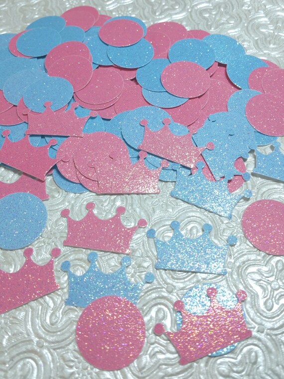 Prince Or Princess Crown Tiara Theme For Gender Reveal Baby Etsy