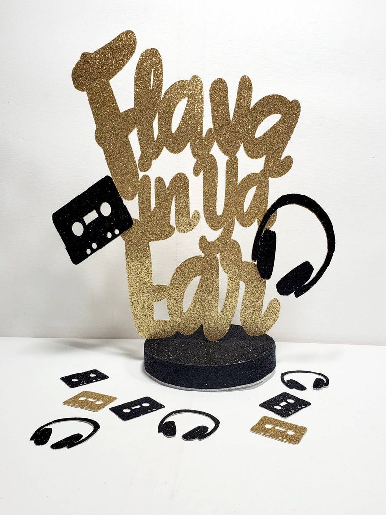 Customized song lyrics centerpiece your textimages happy Etsy