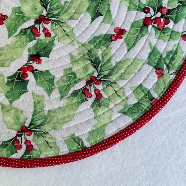 Holly Placemats Etsy