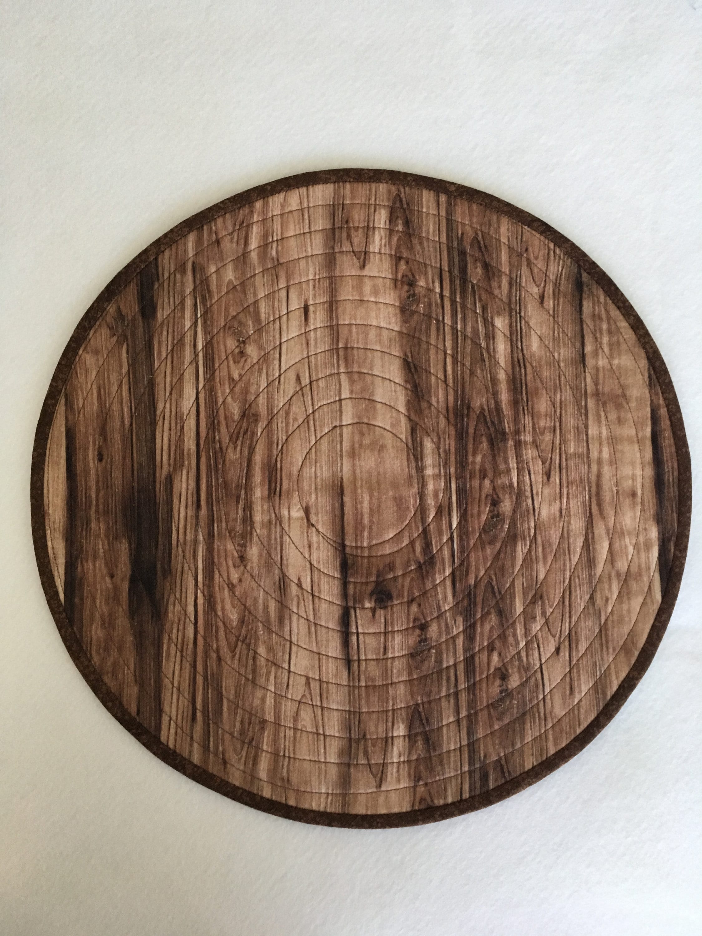 Wood Grain look Quilted Placemats