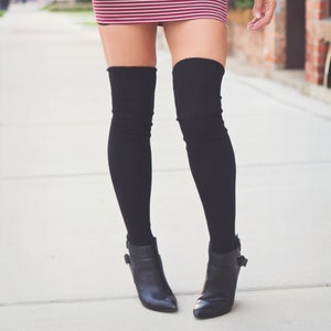 long black socks outfit