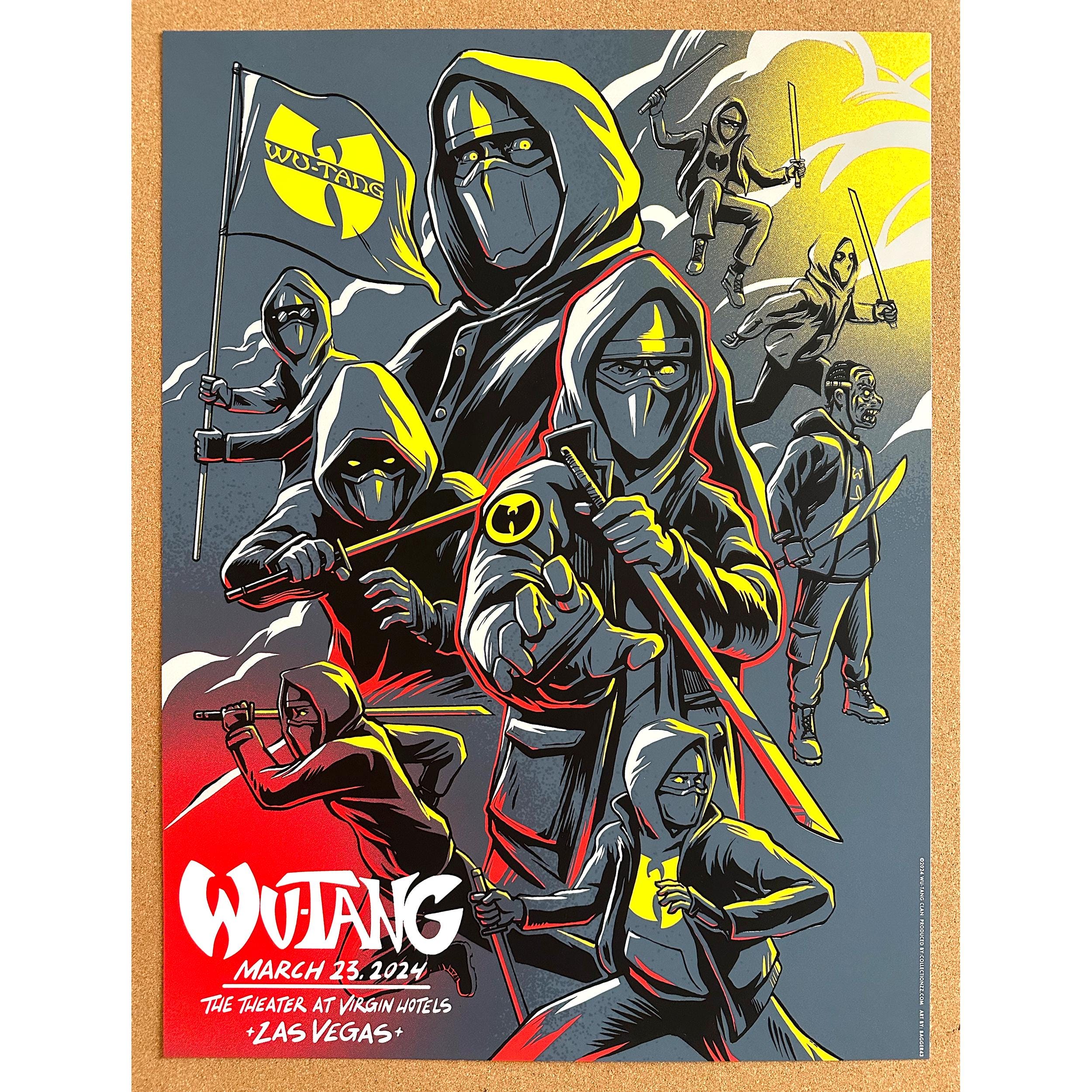 Official Wu-tang Poster (las Vegas Residency March 23, 2024) - Etsy