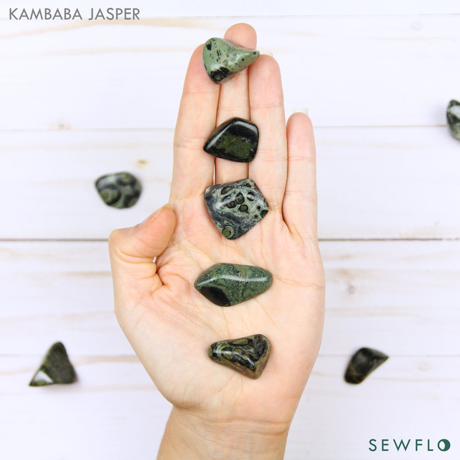 Green Witch Crystal Kit of 5 Healing Crystals PLUS 1 FREE Etsy