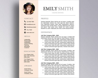 SALE | Professional Resume Template CV Template Cover Letter for Word Professional Resume Design | Instant Download for MS Word