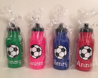 Kids Party Favor - Sports Bottles -hockey, soccer, Sports, Fire trucks, Roller Skating, Super Hero, Princess