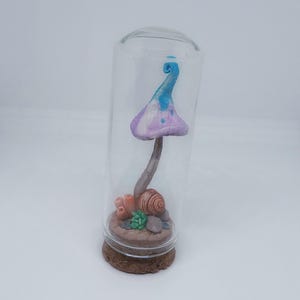 Magical Mushroom Clay Sculpture