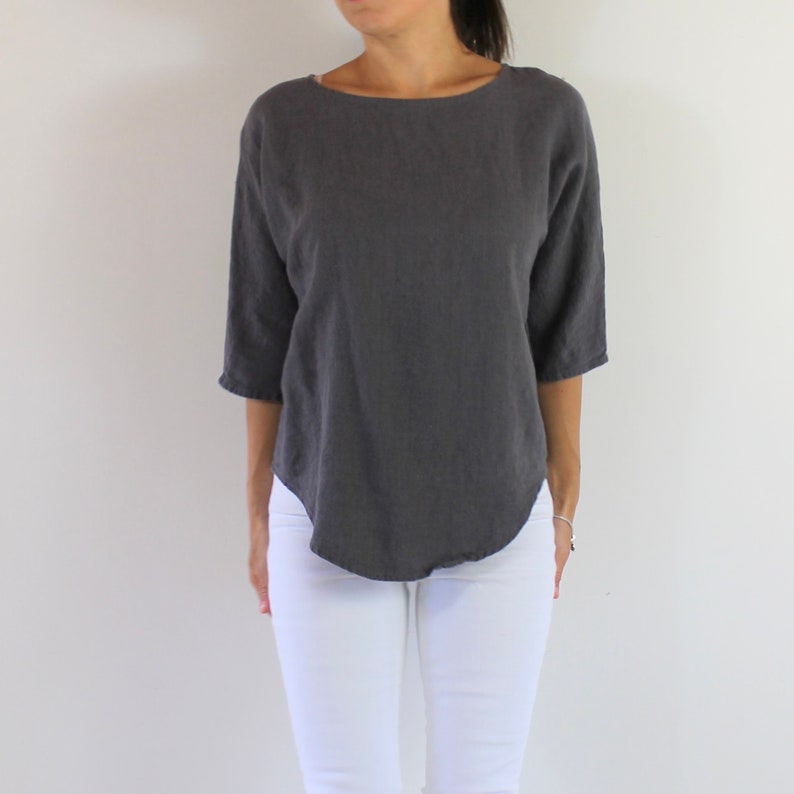 linen loose shirt