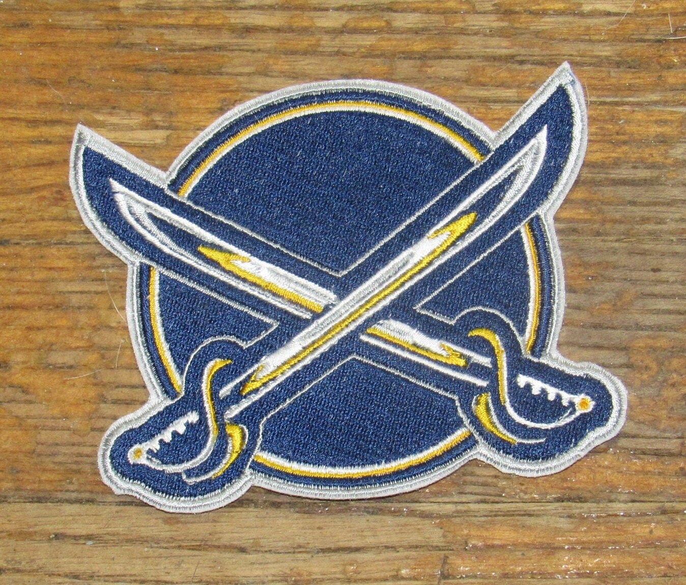 NHL Logo Patch, Embroidered Iron-on, Size: 3.3 x 4 inches
