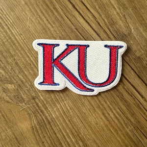 KU (white)Embroidery Patches 4.00" X 3'9"