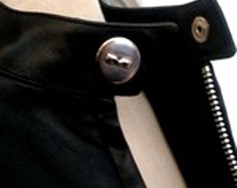 Thierry Mugler Vintage 90s  Mugler Black PVC Jacket - Biker style/Rock Chick.