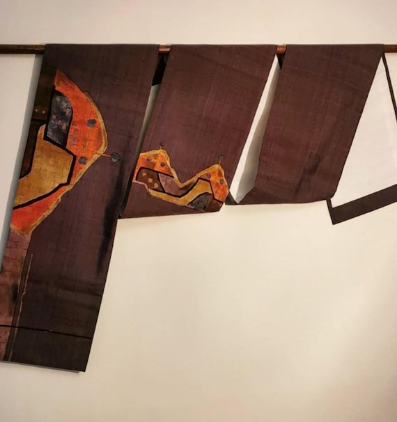 Vintage Japanese Obi Kimono Belt Sash or Wall Art, Table Dressing, Interior Design, Staging, Cosplay, Fashion, Film, Costumes and Roll-play.