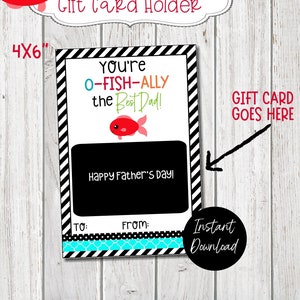 Vous êtes l'allié des O-Fish le meilleur porte-cartes pour papa, Cartes à imprimer pour la fête des pères, Cadeaux pour une joyeuse fête des pères, Idées cadeaux pour les papas, Cartes de pères