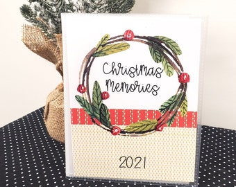 Christmas Photo Album, 4x6 Christmas Memories Photo Book, 5x7 Family Memory Book, 8x10 Christmas Photo Album, Christmas Pictures