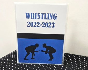 Wrestling Photo Album, 4x6 Photo Book, 5x7 Personalized Photo Album, 8x10 Kids Memory Book, High School Memory Album, Boys Wrestling Photos