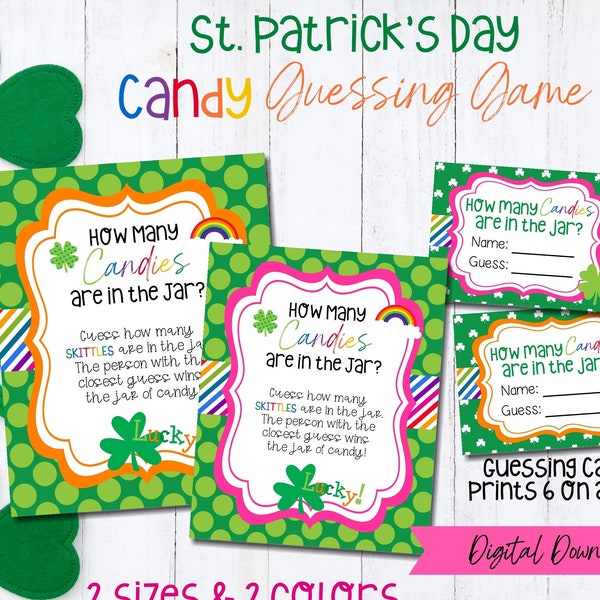 Lucky Charms Guessing Game Etsy