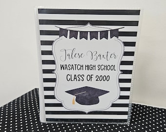 Graduation Photo Album, 4x6 Photo Book, 5x7 Graduation Photo Memory Book, 8x10 Memory Album, Graduation Gifts, High School Graduation