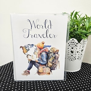 Travel Photo Album, Travel Scrapbook, Memory Book For Traveling, 4x6 Photo Album, 5x7 Memory Book, 8x10 Photo Book, Travel Memories