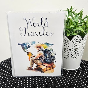 Travel Photo Album, Travel Scrapbook, Memory Book For Traveling, 4x6 Photo Album, 5x7 Memory Book, 8x10 Photo Book, Travel Memories