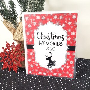 Christmas Photo Album, 4X6 Photo Album, 5x7 Memory Book, 8x10 Photo Book, Christmas Memory Book, Merry Christmas, Family Photo Book