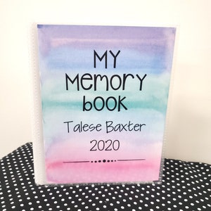 Tie Dye Memory Book, Tie Dye Photo Album, 4x6 Photo Album, 5x7 Photo Book, Family Memories, 8x10 Kids Photo Book, School Memories