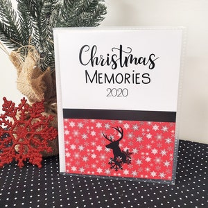 Christmas Photo Album, 4X6 Photo Book, 5x7 Memory Book, 8x10 Family Photos, Family Photo Book, Christmas Memories, Christmas Scrapbook