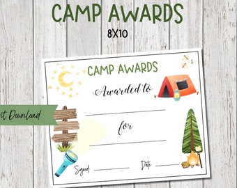 Blank Girls Camp Awards - Etsy