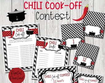 Chili Cook off Voting Score Sheet - Il 340x270.4243208680 Hts8 