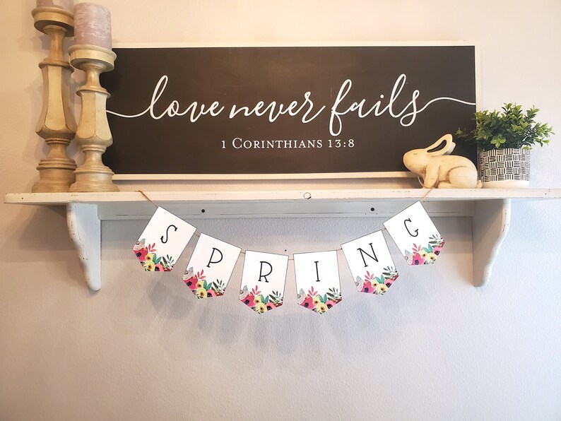 Springfeild Banner Spring Banner, Spring Printable Banner, Printable Banners, Spring Decor ...