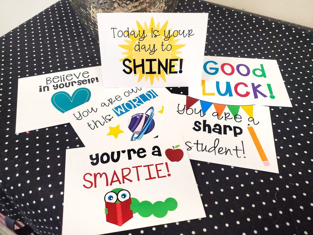 Lunchbox Notes for Students, Student Motivational Notes, End of Year