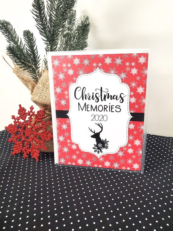 4x6 Christmas Photo Album, 5x7 Memory Book, 8x10 Album, Family Memories,  Merry Christmas, Christmas Tree Album, Christmas Gifts, Gift Ideas 