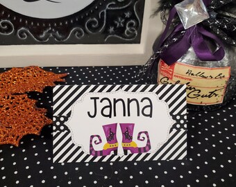 Halloween Place Card - Etsy