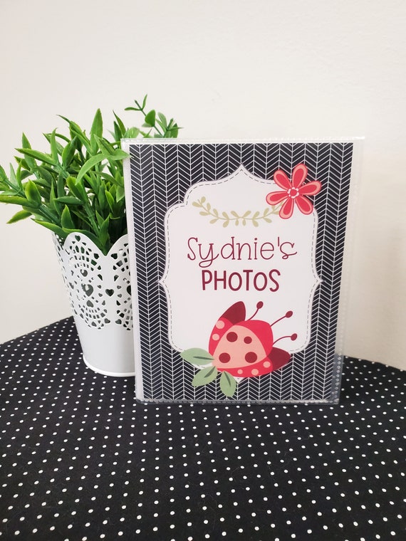 Kids Photo Album, Ladybug Photo Album, Spring Photo Book, 4x6 Photo Album,  5x7 Photo Album, 8x10 Photo Album, Kids Scrapbooks 