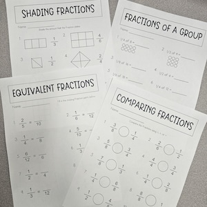 3rd Grade Math Worksheets, Math Bundle for 3rd Grade, 134 Pages, Math Review Pages, 3rd Grade Math Concepts, Math Worksheets, Digital