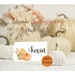 Pumpkin Thanksgiving Place Cards, Printable Place Cards for ...