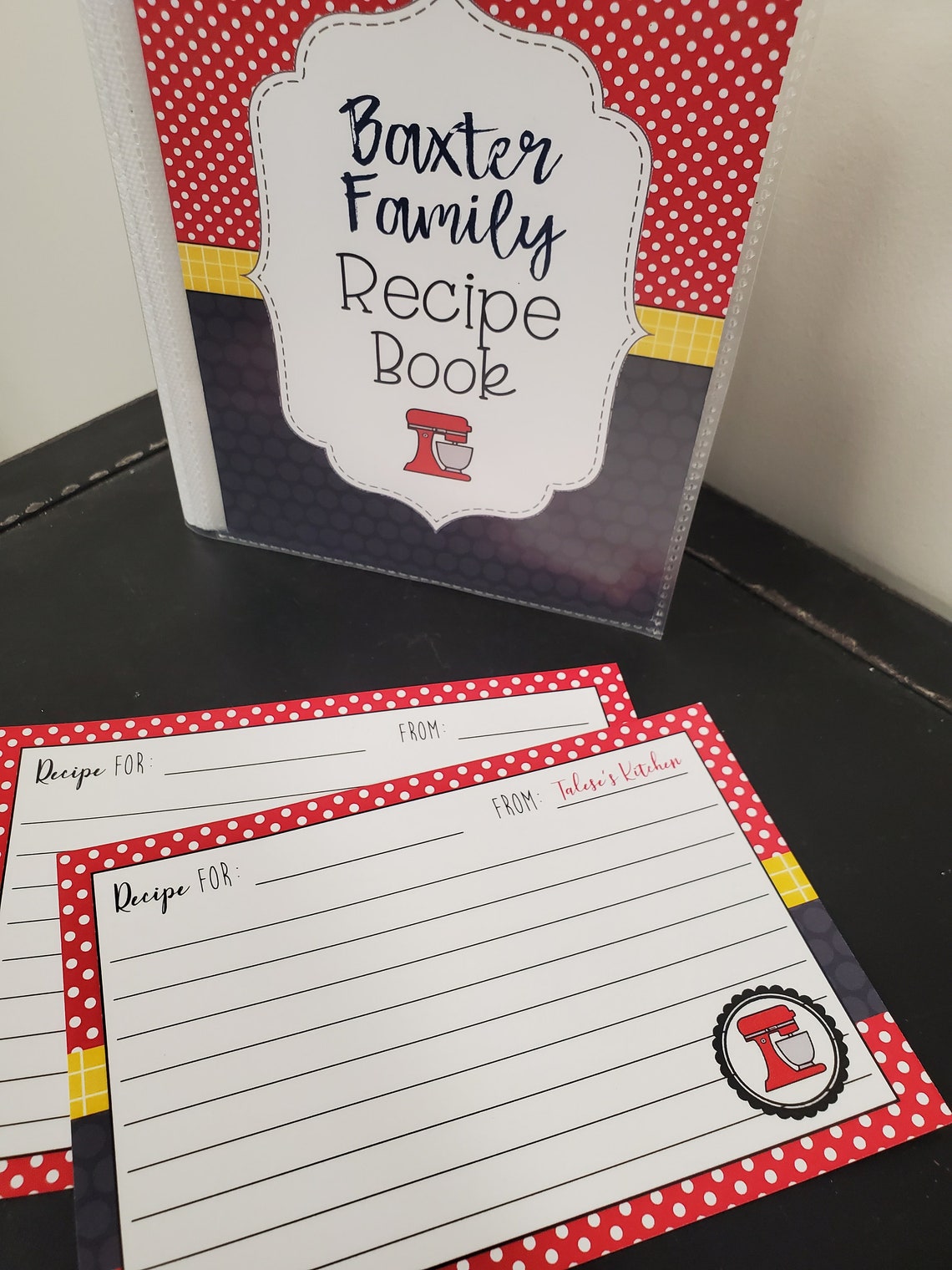 Recipe Book and CardsPersonalized recipe book and cards4x6 Etsy