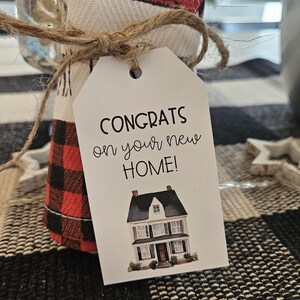 Étiquettes pour cadeaux de pendaison de crémaillère, Félicitations pour une nouvelle maison étiquettes, cadeau maison neuve, étiquettes imprimables de pendaison de crémaillère, étiquettes cadeaux voisin, numérique