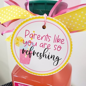 Ouders zoals jij bent zo verfrissende limonadecadeaukaartjes, limonadekaartjes voor ouderhelpers, cadeaukaartjes voor ouders, citroencadeaukaartjes voor ouders