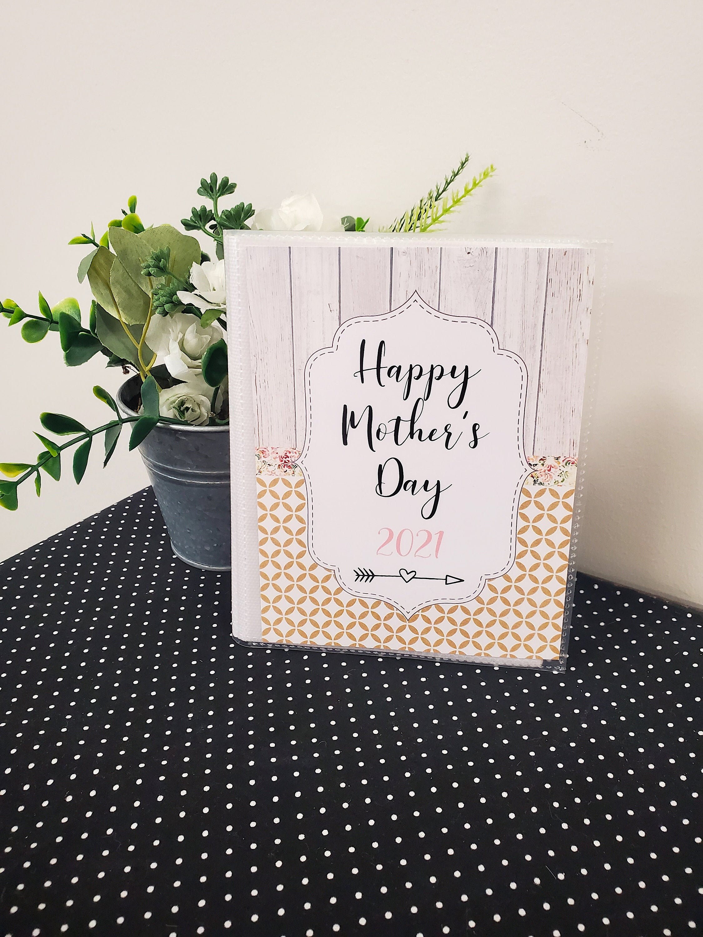 Happy Mother's Day photo album4x6 vinyl photo Etsy