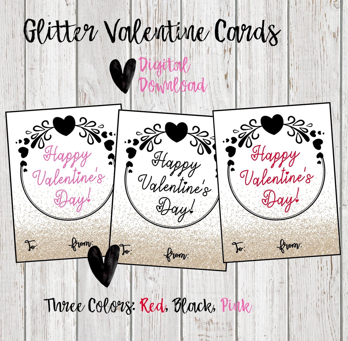 Girls Valentine's Day CardsValentine Cards for Etsy