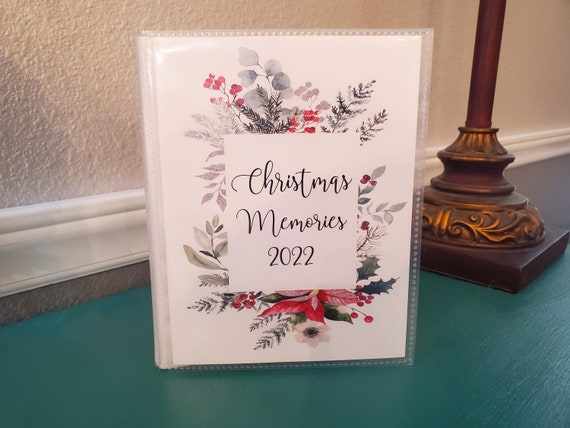 Christmas Photo Album, 4x6 Photo Book, 5x7 Christmas Memory Book, 8x10  Photo Book, Christmas Memories, Family Photo Album, Personalized 
