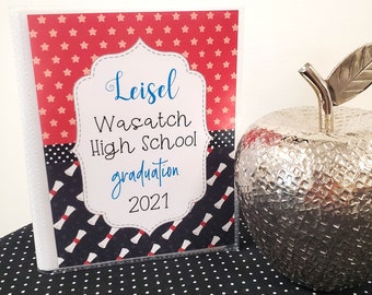 Graduation Photo Album, 4x6 Photo Book, 5x7 Graduation Photo Memory Book, 8x10 Memory Album, Graduation Gifts, High School Graduation