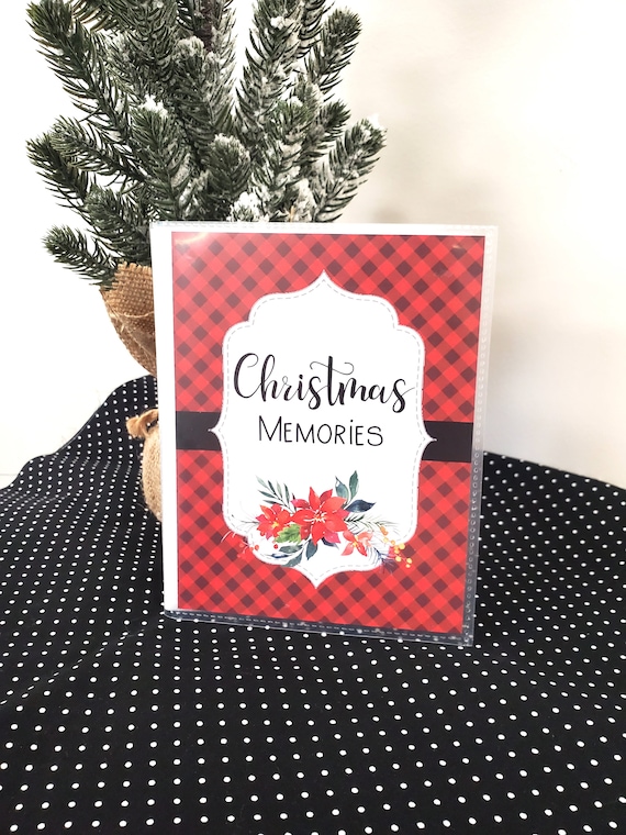 Christmas Photo Album, 4x6 Photo Book, 5x7 Christmas Memory Book